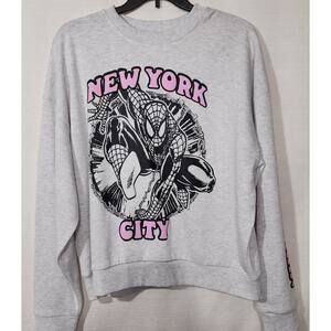 New york Spider-Man sweatshirt women's Large NWT